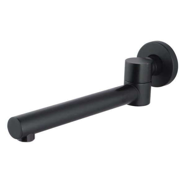 Black Swivel Bath Spout